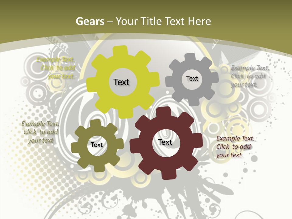 A Powerpoint Presentation With An Abstract Design PowerPoint Template