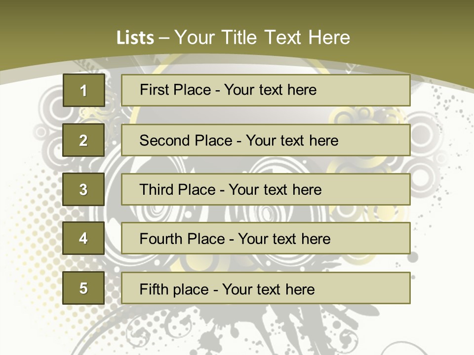 A Powerpoint Presentation With An Abstract Design PowerPoint Template