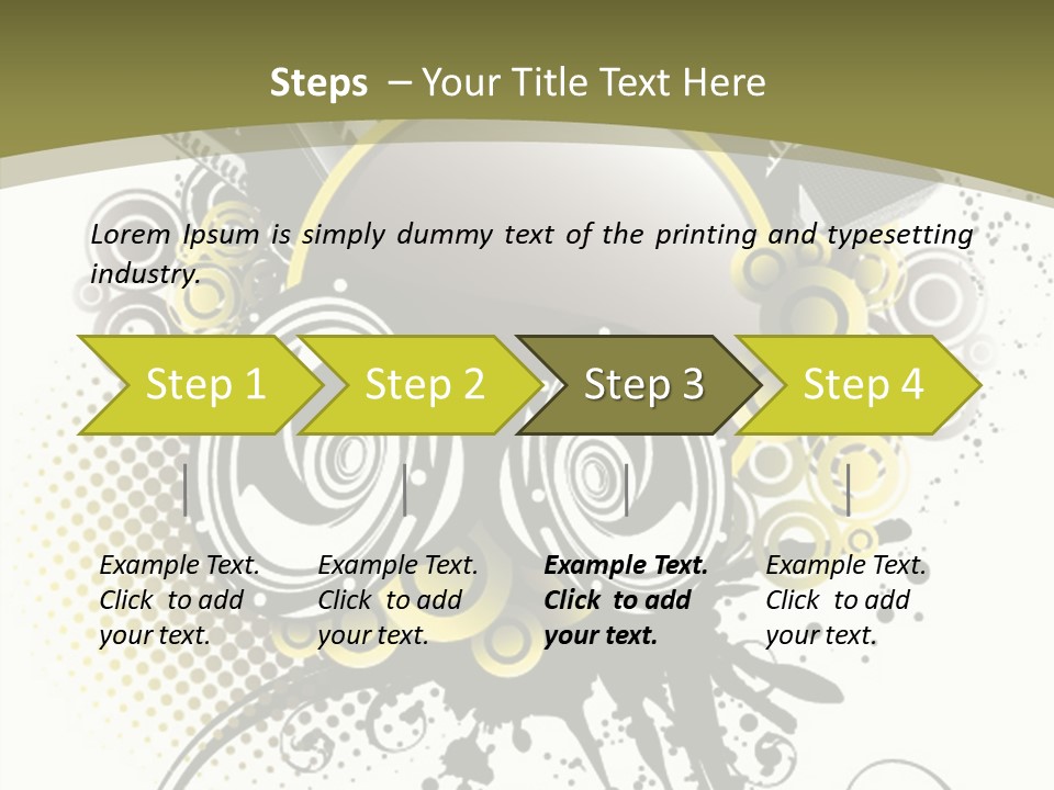A Powerpoint Presentation With An Abstract Design PowerPoint Template