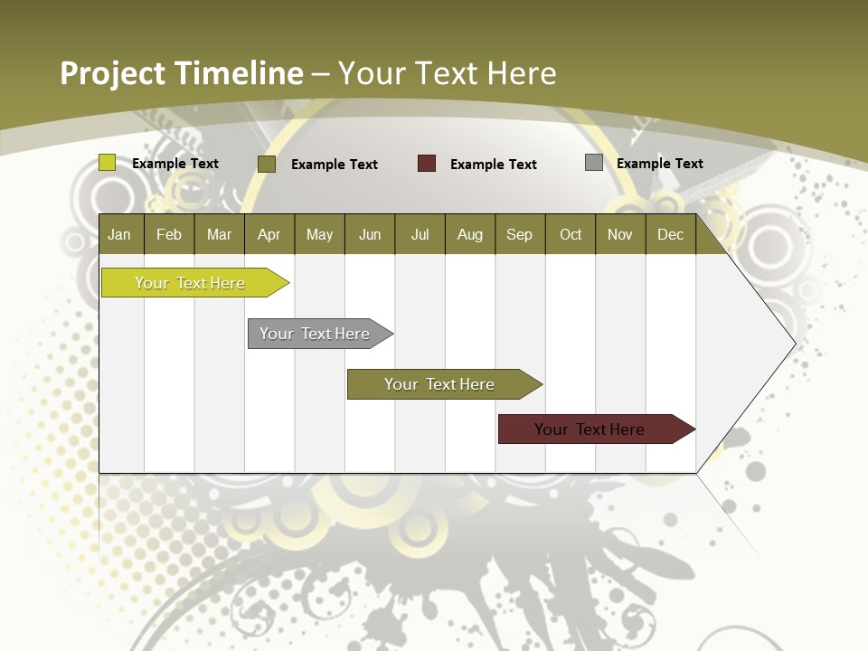 A Powerpoint Presentation With An Abstract Design PowerPoint Template