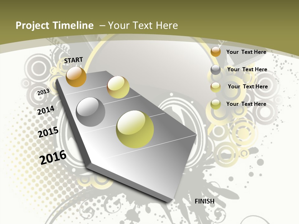 A Powerpoint Presentation With An Abstract Design PowerPoint Template
