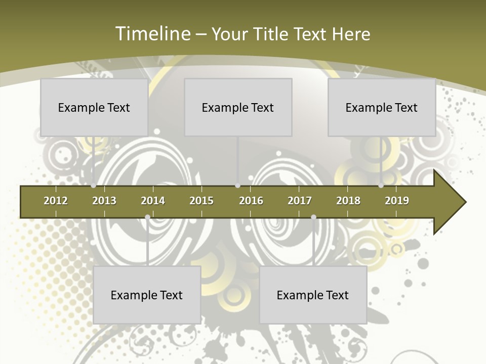 A Powerpoint Presentation With An Abstract Design PowerPoint Template