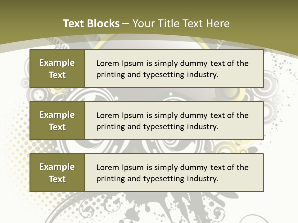 A Powerpoint Presentation With An Abstract Design PowerPoint Template