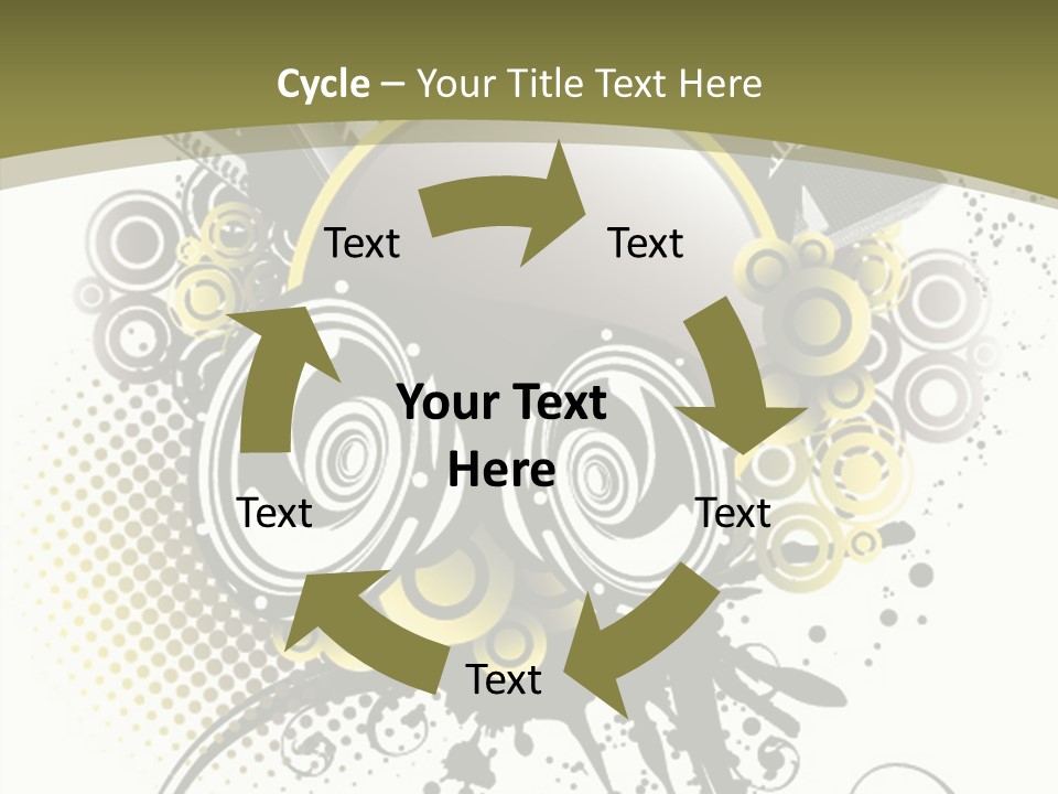 A Powerpoint Presentation With An Abstract Design PowerPoint Template