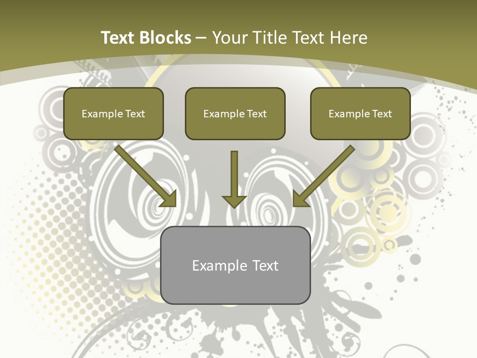 A Powerpoint Presentation With An Abstract Design PowerPoint Template