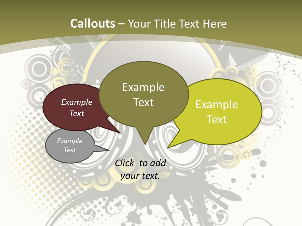 A Powerpoint Presentation With An Abstract Design PowerPoint Template