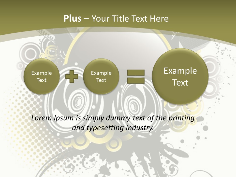 A Powerpoint Presentation With An Abstract Design PowerPoint Template