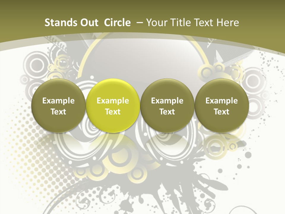 A Powerpoint Presentation With An Abstract Design PowerPoint Template