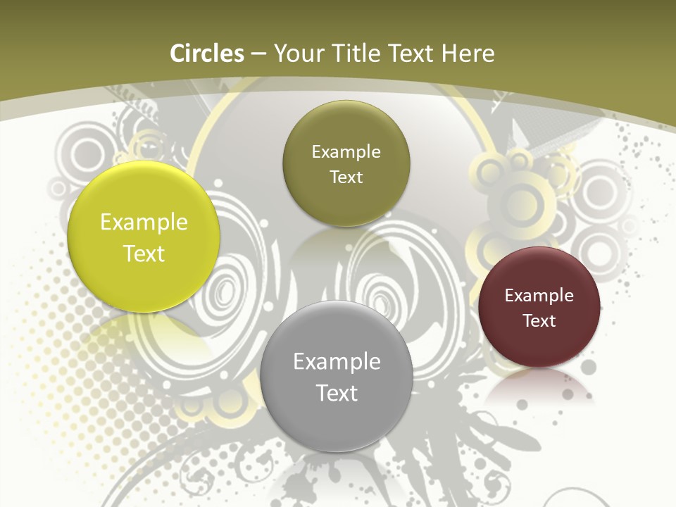 A Powerpoint Presentation With An Abstract Design PowerPoint Template