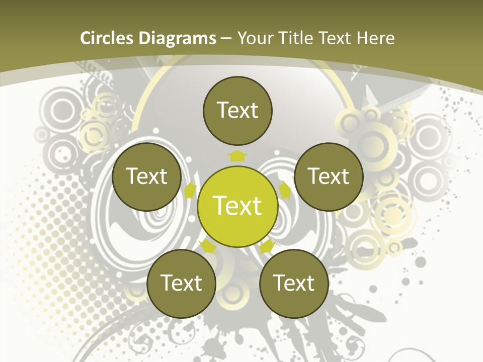 A Powerpoint Presentation With An Abstract Design PowerPoint Template