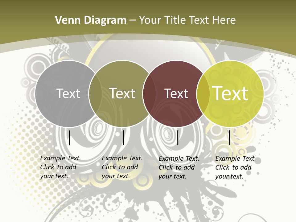 A Powerpoint Presentation With An Abstract Design PowerPoint Template