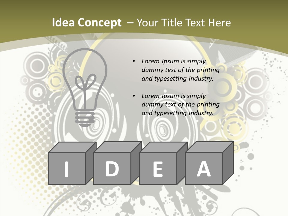 A Powerpoint Presentation With An Abstract Design PowerPoint Template