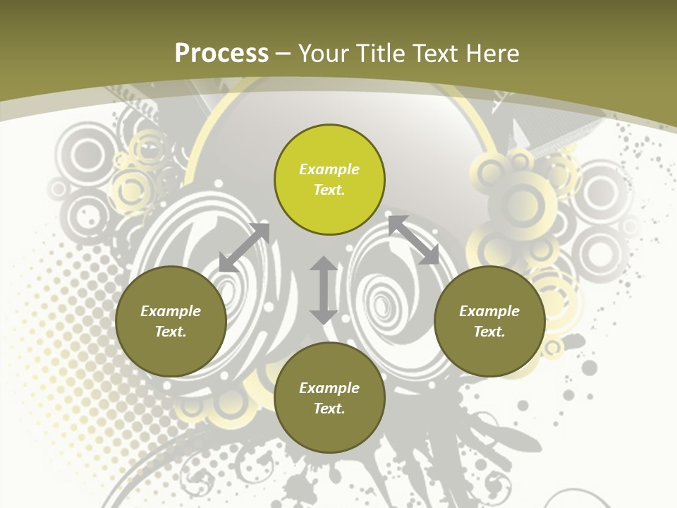 A Powerpoint Presentation With An Abstract Design PowerPoint Template