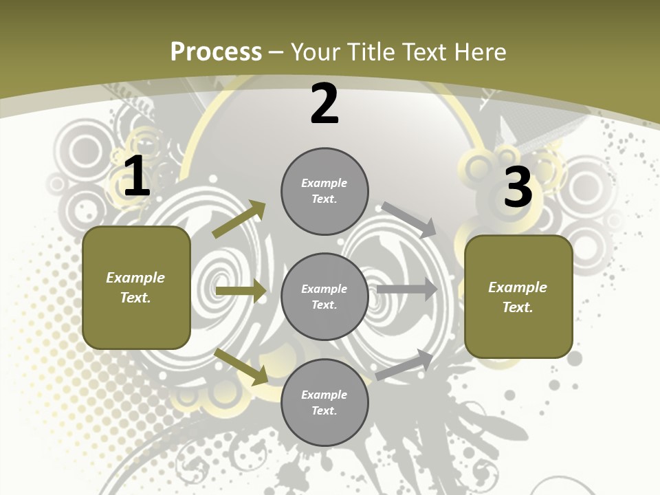 A Powerpoint Presentation With An Abstract Design PowerPoint Template