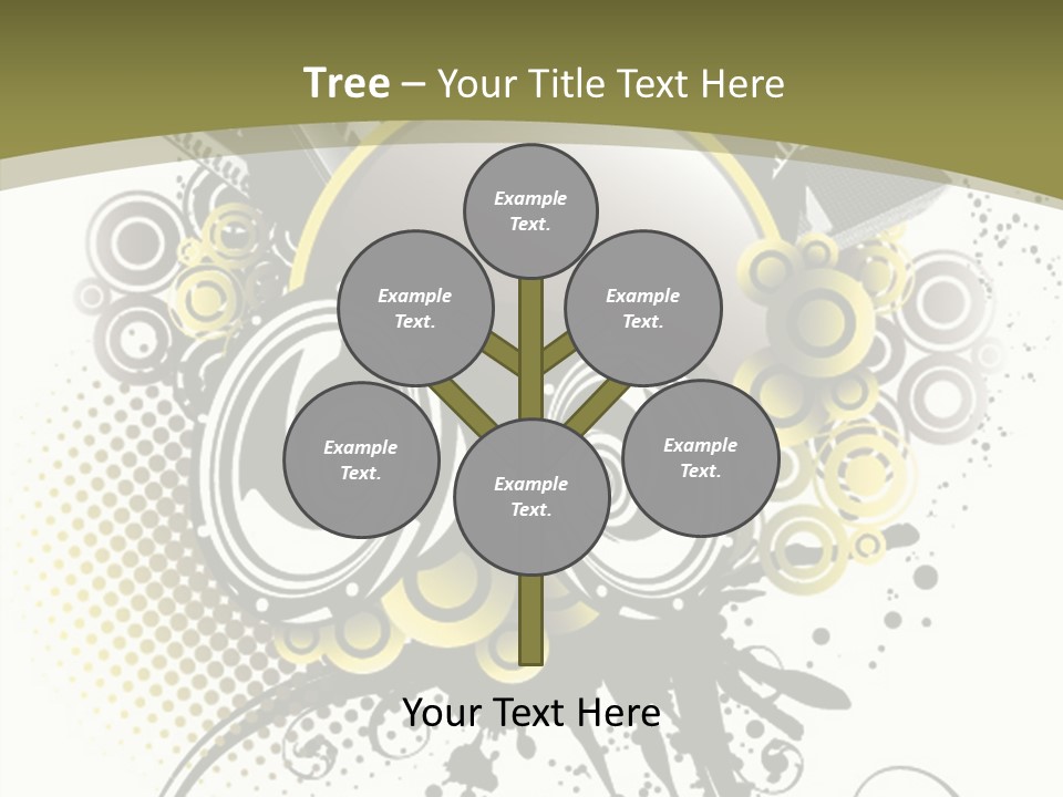 A Powerpoint Presentation With An Abstract Design PowerPoint Template