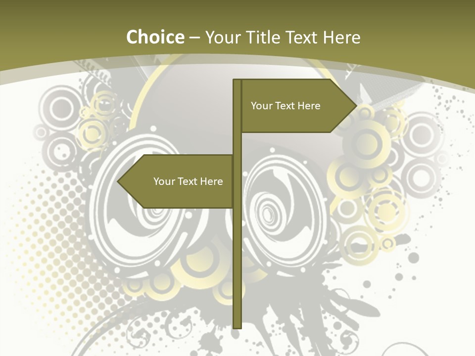 A Powerpoint Presentation With An Abstract Design PowerPoint Template