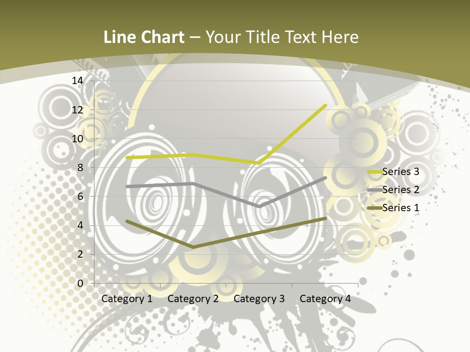 A Powerpoint Presentation With An Abstract Design PowerPoint Template