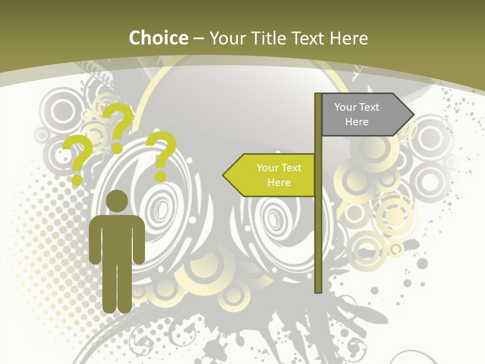 A Powerpoint Presentation With An Abstract Design PowerPoint Template