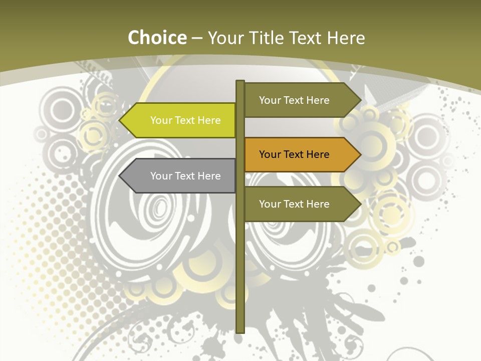 A Powerpoint Presentation With An Abstract Design PowerPoint Template