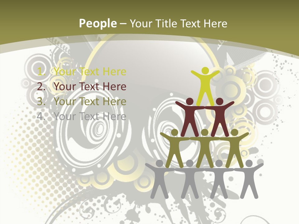 A Powerpoint Presentation With An Abstract Design PowerPoint Template