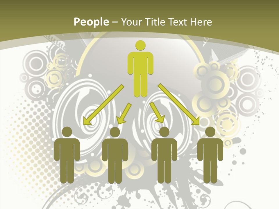 A Powerpoint Presentation With An Abstract Design PowerPoint Template