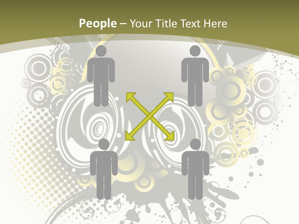 A Powerpoint Presentation With An Abstract Design PowerPoint Template