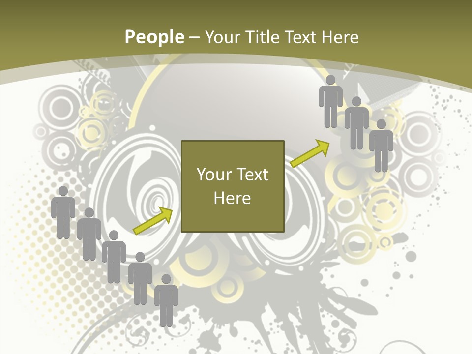 A Powerpoint Presentation With An Abstract Design PowerPoint Template