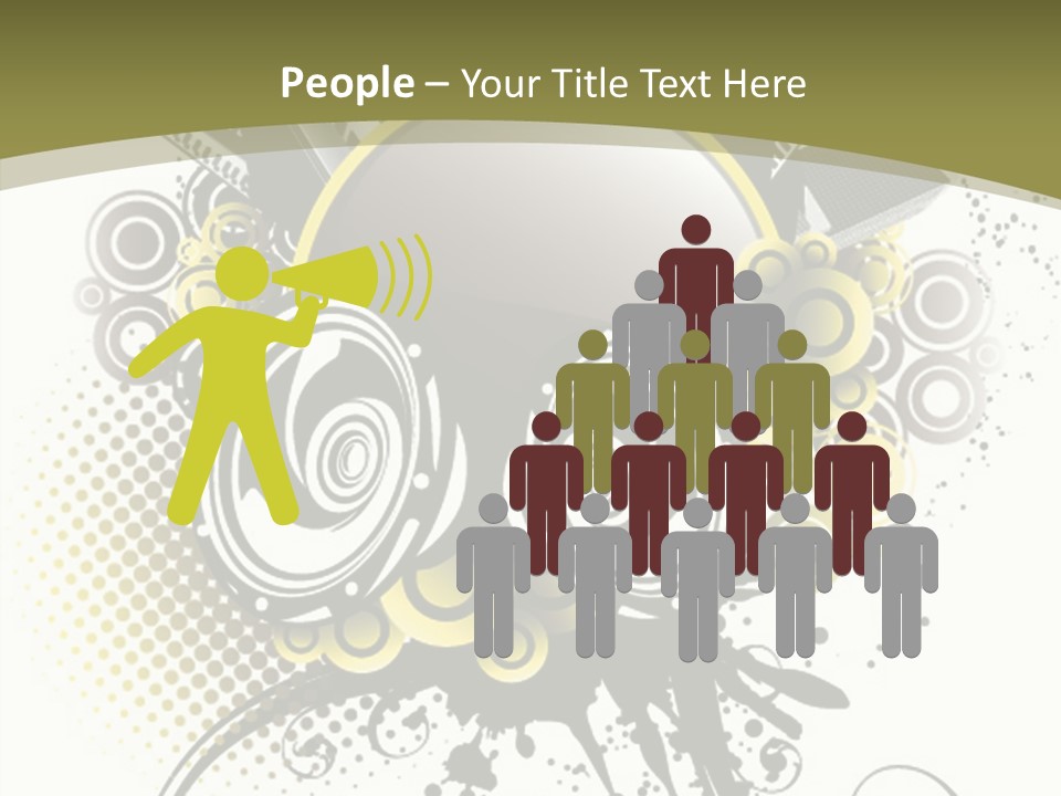 A Powerpoint Presentation With An Abstract Design PowerPoint Template