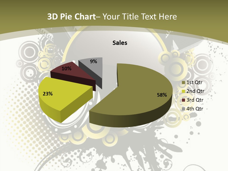 A Powerpoint Presentation With An Abstract Design PowerPoint Template