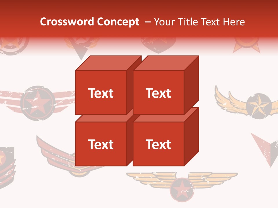 General Emblem Black PowerPoint Template