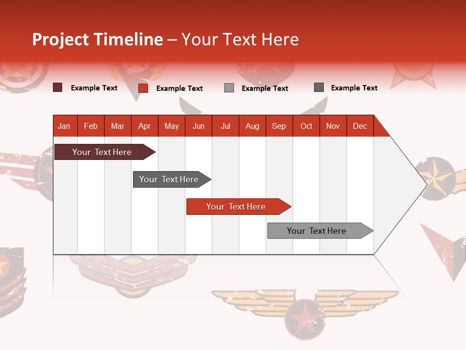 General Emblem Black PowerPoint Template