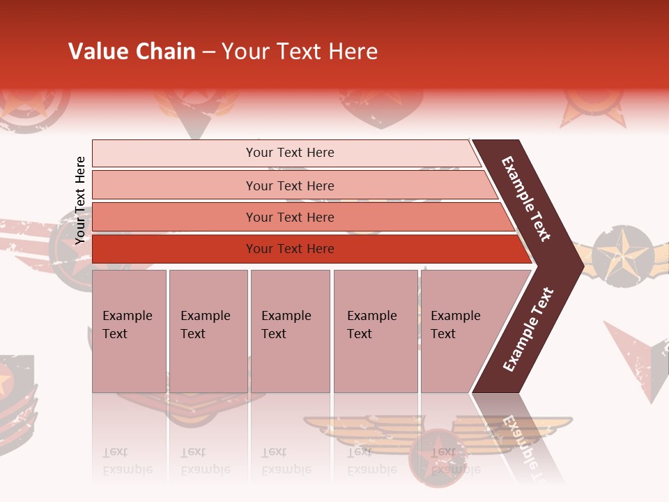 General Emblem Black PowerPoint Template