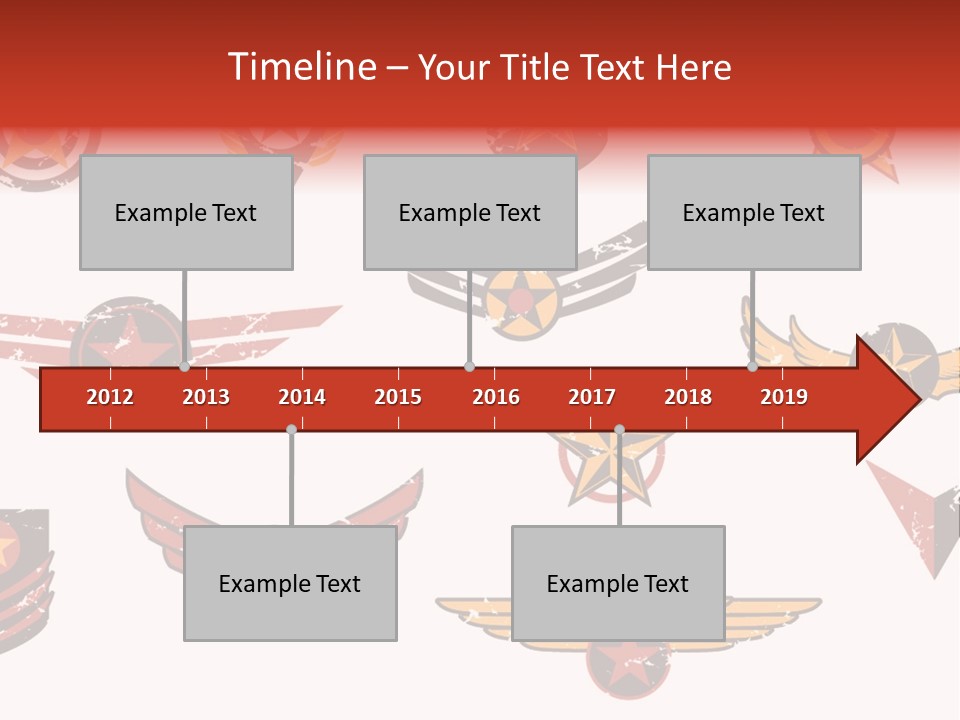 General Emblem Black PowerPoint Template