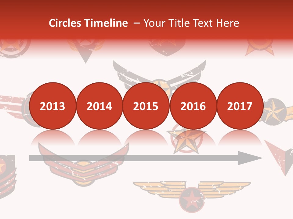 General Emblem Black PowerPoint Template