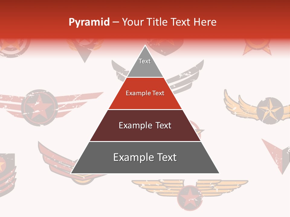 General Emblem Black PowerPoint Template