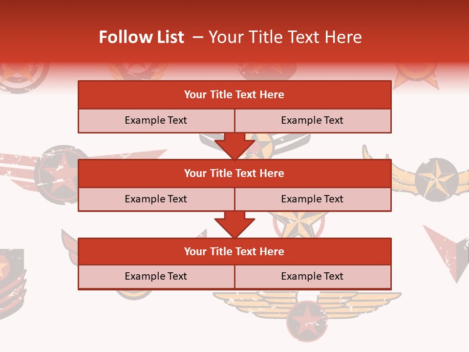 General Emblem Black PowerPoint Template