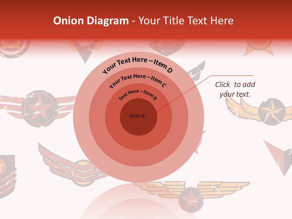 General Emblem Black PowerPoint Template