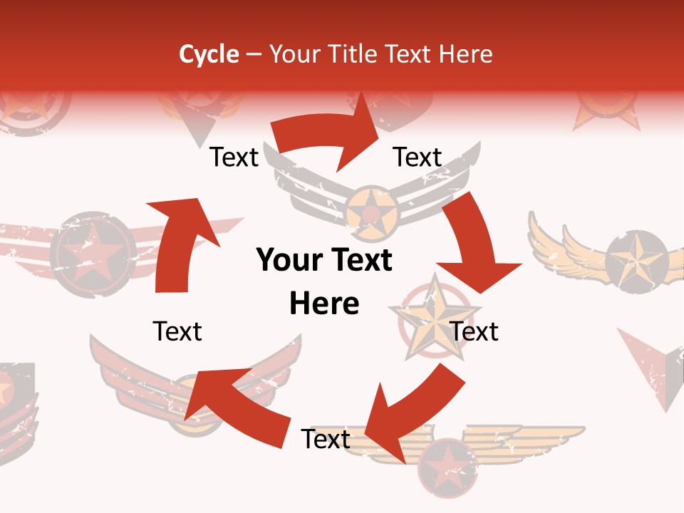 General Emblem Black PowerPoint Template