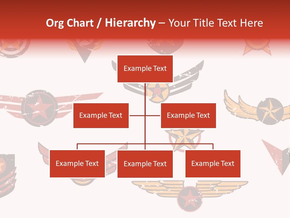 General Emblem Black PowerPoint Template