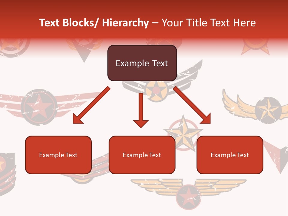 General Emblem Black PowerPoint Template