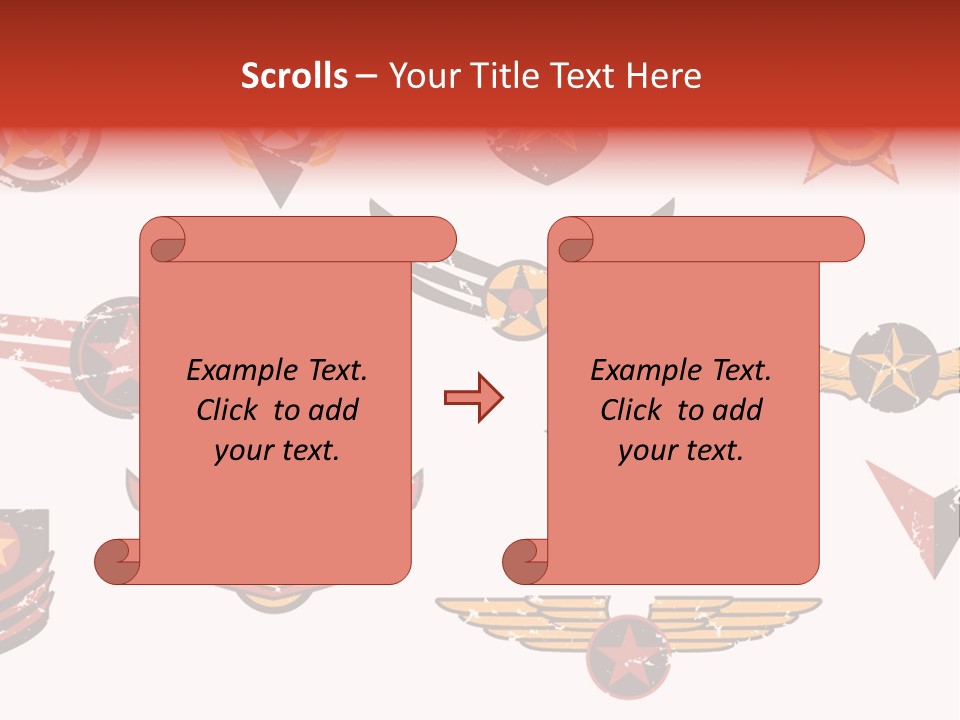 General Emblem Black PowerPoint Template