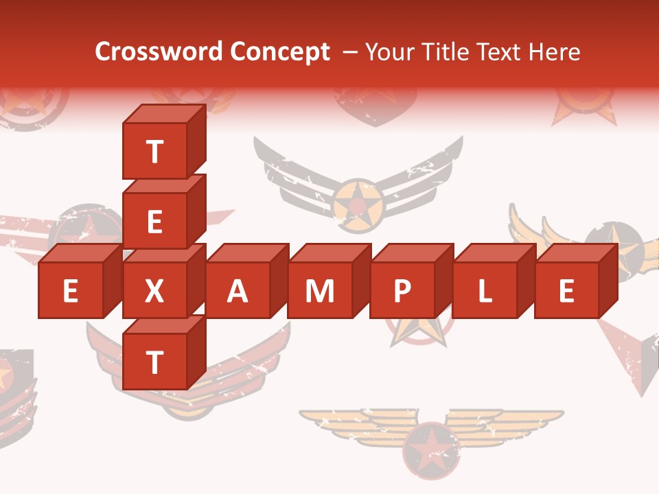General Emblem Black PowerPoint Template