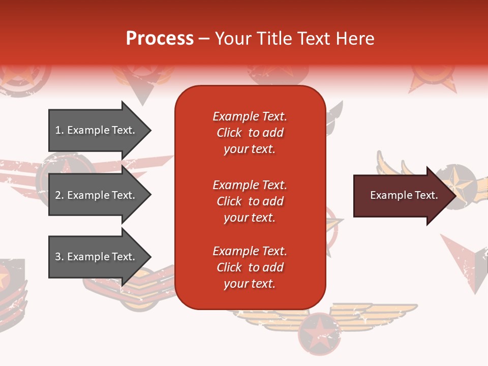 General Emblem Black PowerPoint Template