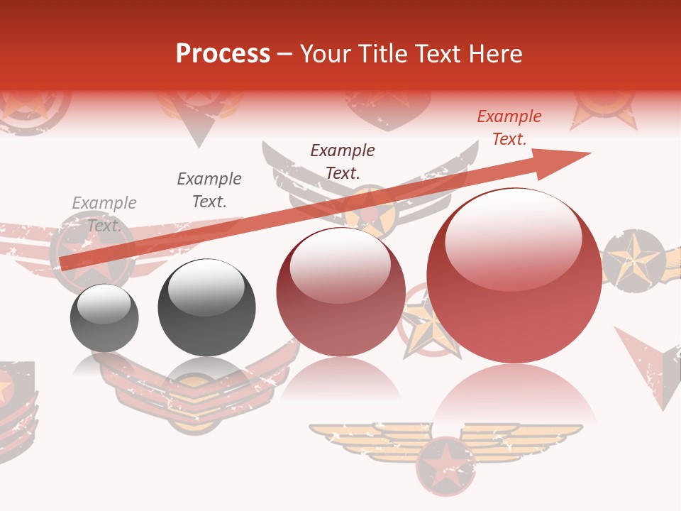 General Emblem Black PowerPoint Template