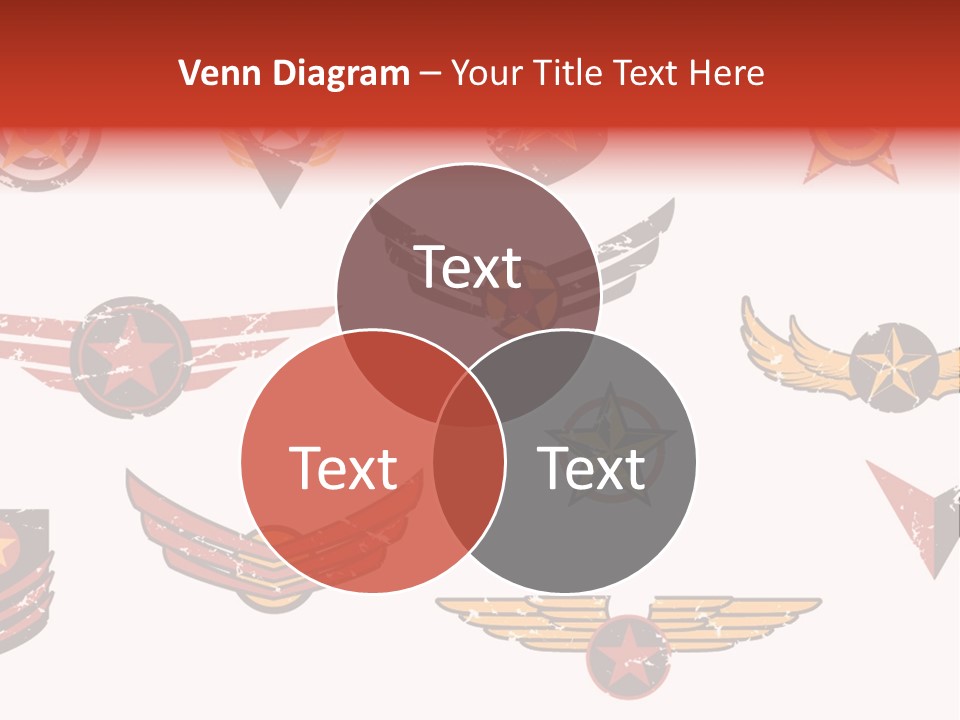 General Emblem Black PowerPoint Template