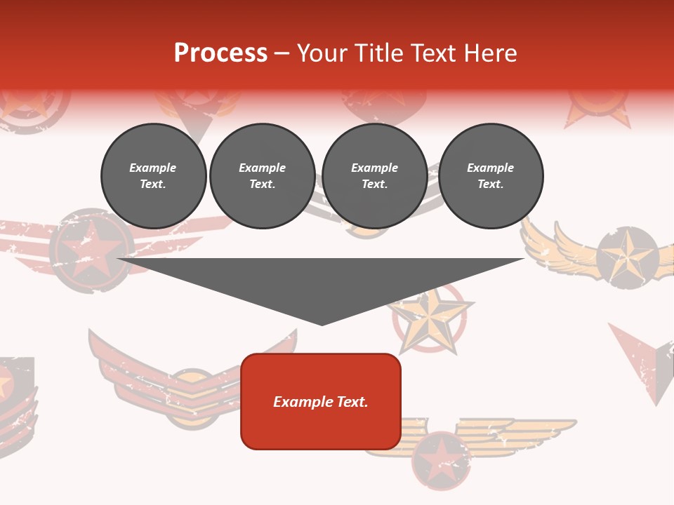 General Emblem Black PowerPoint Template