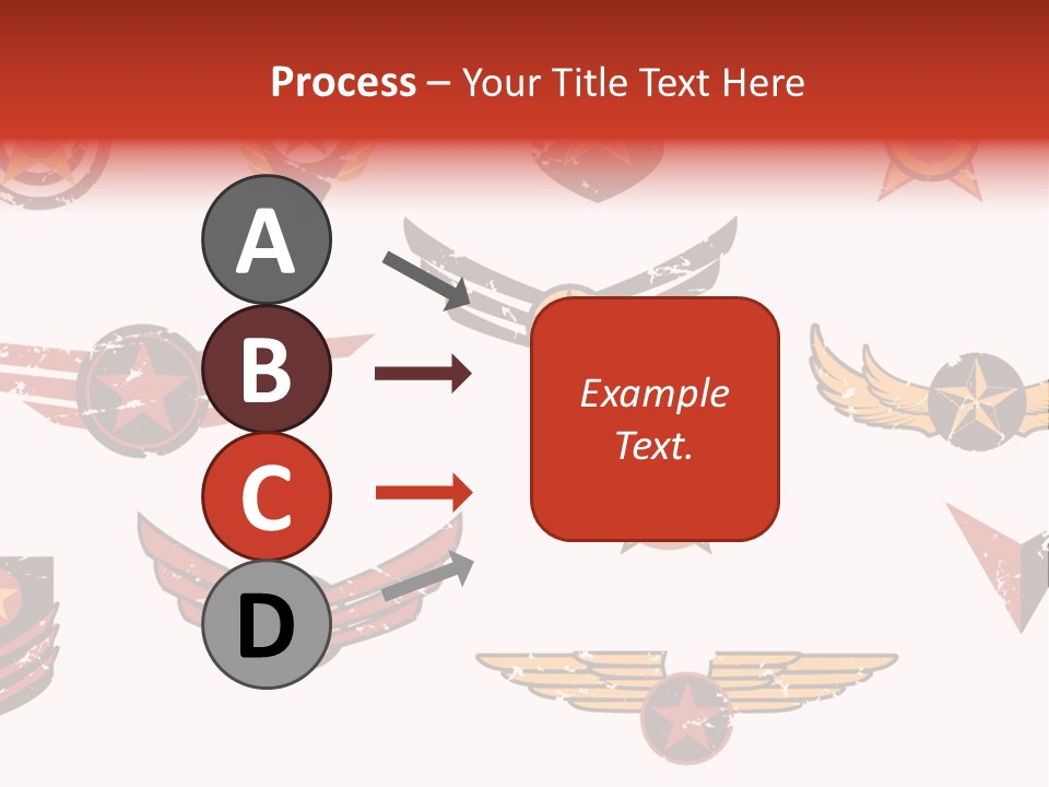 General Emblem Black PowerPoint Template