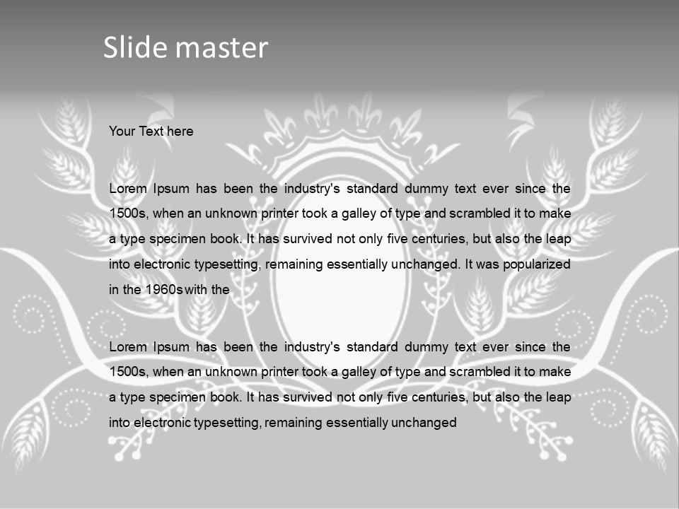 Background Illustration Art PowerPoint Template