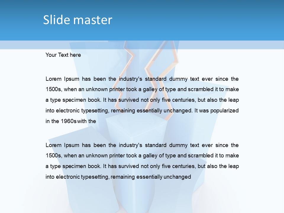 Square Anniversary Card PowerPoint Template