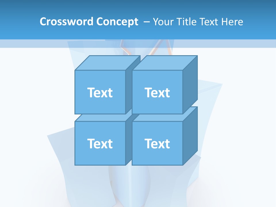 Square Anniversary Card PowerPoint Template